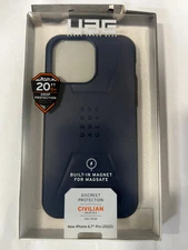 Urban Armor Gear UAG Civilian Magsafe Case for iPhone 14 Pro Max - Blue Mallard