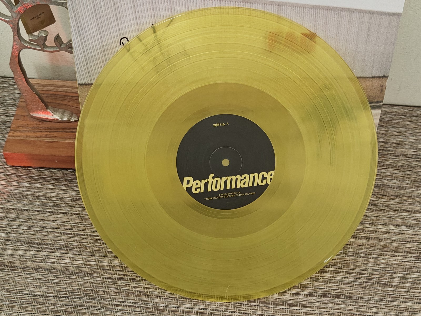 TR/ST ROBERT ALFONS - PERFORMANCE SIGNED Vinyl LP Indie Clear Yellow BRAND NEW!