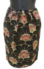 Hoss Intropia Jupe coton et soie marron m…