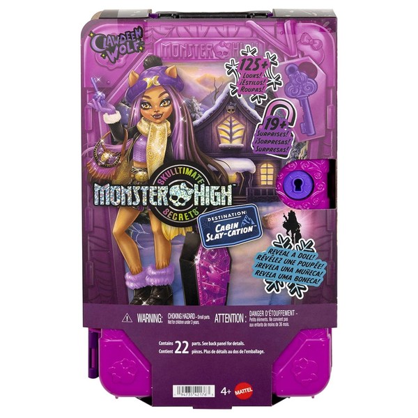 Monster High Skulltimate Secrets Clawdeen Wolf Puppe 19 + Surprises Mattel Ab 4+-image