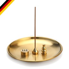 4-in-1 Räucherstäbchenhalter Messing Meditation Dekor für Entspannung