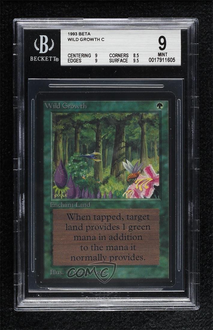 Wild Growth Magic: Limited Edition Beta BGS 9 MINT 1993