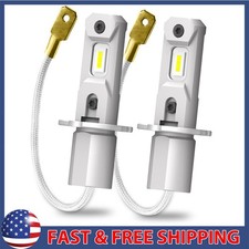 Auxito H3 Led Headlight 100w 10000lm Fog Light Bulb 6500k White Driving Drl 2x Auxito H3 Led Headlight 100w 10000lm Fog Light Bulb 6500k White Driving Drl 2x