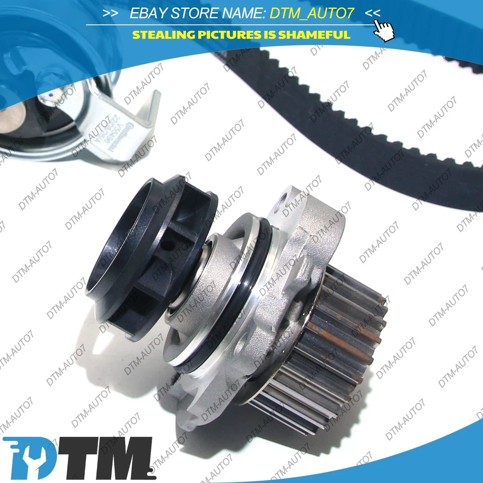 Kit de correa de distribución OEM con bomba de agua para VW Golf Beetle Jetta 1.8T AUDI TT Quattro Foto 4 de 4