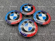 BMW 50th Anniversary Kith Edition Alloy 56mm 68mm Wheel Center Cap Hub Caps