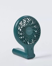 John Lewis Handheld and Foldable Desk Fan 4 inch NEW,  Teal
