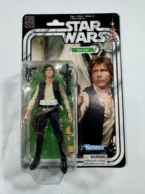 Star Wars 40th Anniversary Han Solo 6'' Figure Black Series Hasbro 2016 Brand New