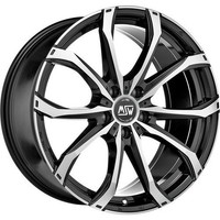 "Leichtmetallfelge FüR Mercedes SLC 8,0J19\" 5X112 45 73 MSW 48 Gloss Black Voll"