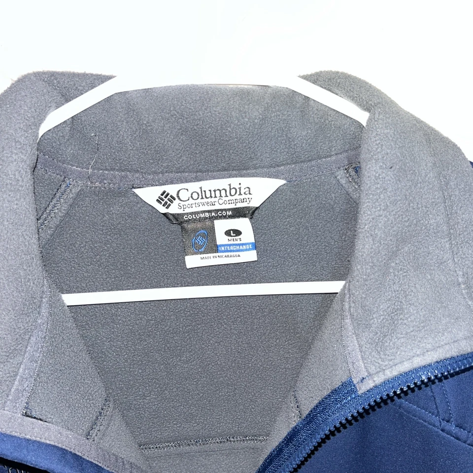 Columbia Ascender Softshell Jacket for Men, Size Large - Navy - Image 3 of 4