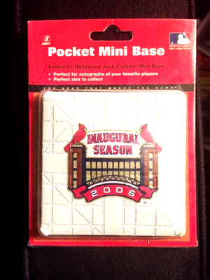#ad St Louis Cardinals Pocket Mini Base Busch Stadium Inaugural First Season 2006 $14.98