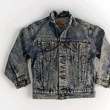 VTG 80s Levi's Size Small Type lll Trucker Jacket Acid Washed USA 57508-1109