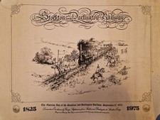 Railway print, Stockton and Darlington Railway, Opening Day