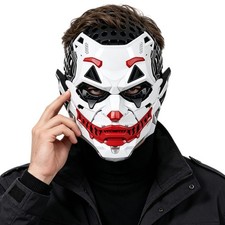 Sci-Fi Cyber Mechanical Mask Adjustable Halloween Cosplay Costume Decor