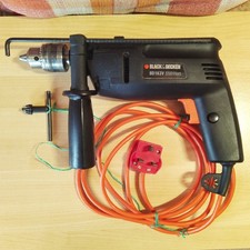 Black & Decker Drill BD163V, 550W, 240V, 0-3000 RPM, 13mm ROHM Chuck, Key,Handle