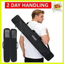 Durable Billiard Cue Stick Case with Shoulder Strap Large Accessory Pocket