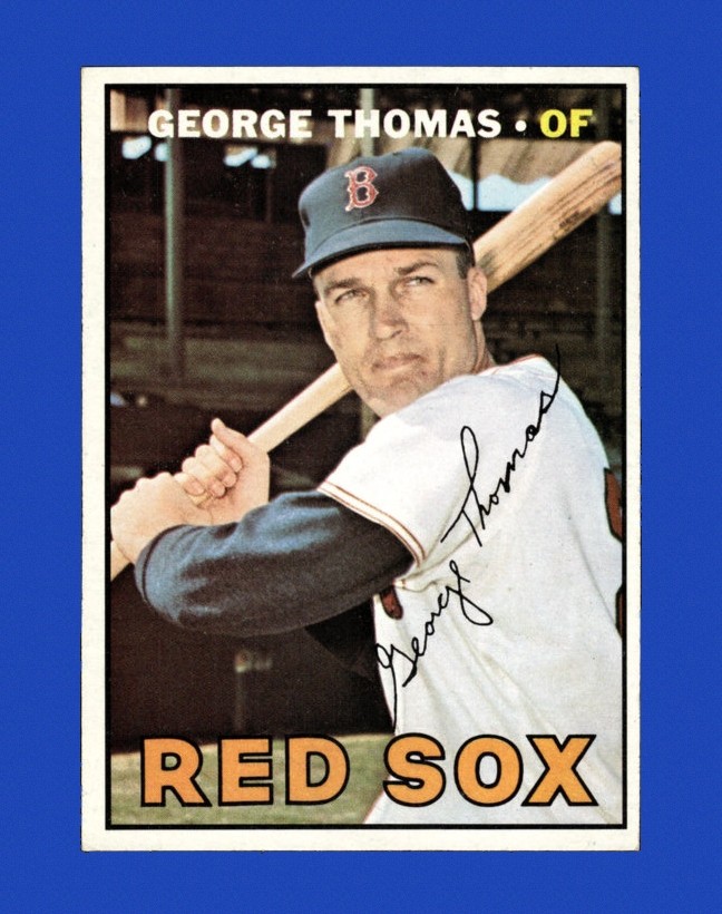 1967 Topps Set-Break #184 George Thomas EX-EXMINT *GMCARDS*