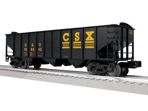 Tolva de 3 bahías Lionel 2542229 O CSX con extremos de pico #108442 | Condition: New
