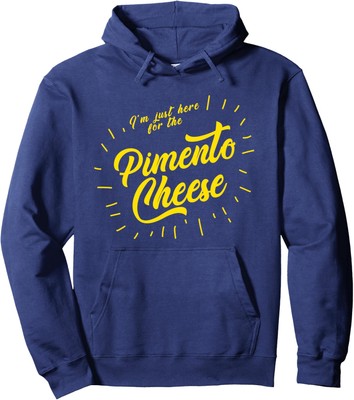 Im Just Here For The Pimento Cheese Funny Golf Funny Unisex Hooded Sweatshirt