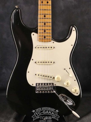 Fender 1974 Stratocaster Black/Maple Used Electric Guitar | eBay