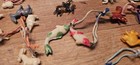 Lot Vtg Cracker Jack Charms Celluloid Plastic Metal Loops 100pcs Animals & More! — photo 8