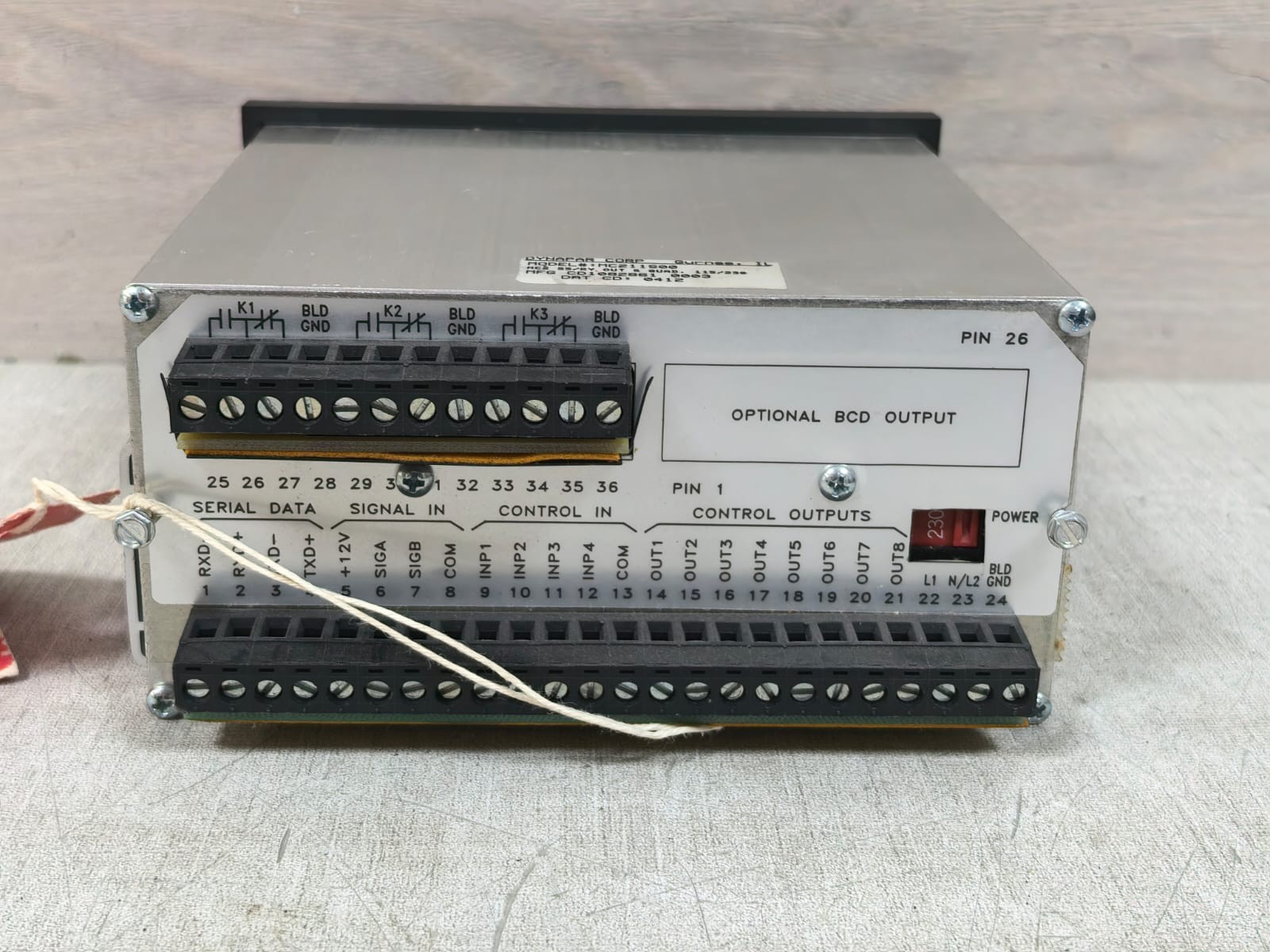 Dynapar MC211S00 DYNAPAR MC211S00 TIMER /COUNTER DEVICE 15