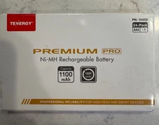 Tenergy Premium PRO Rechargeable AAA Batteries 24 Count PN: 10452