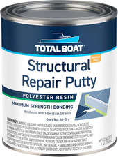 Marine Grade Polyester Structural Repair Putty - Fiberglass Filler