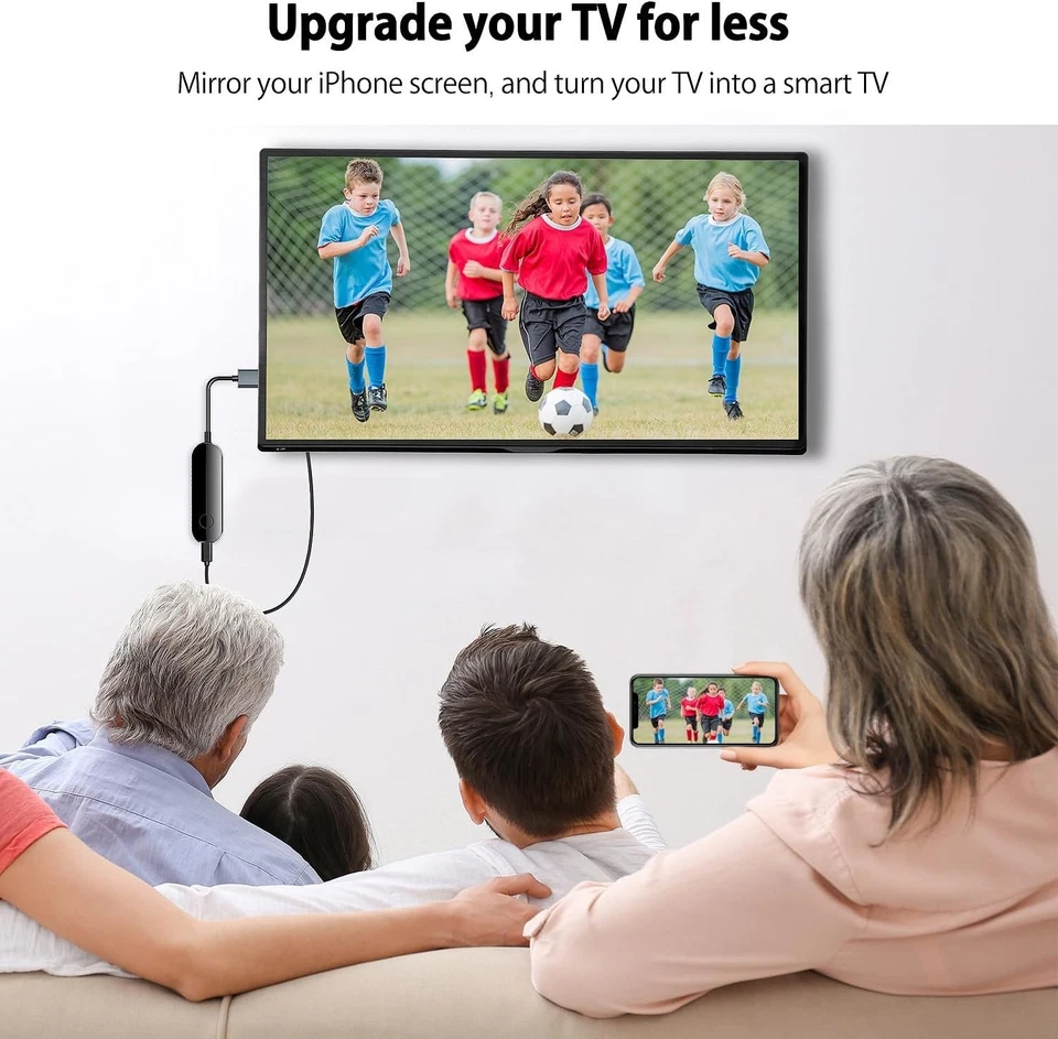 Ishare Ios Wireless HDMI Display Adapter, Streaming Device for Iphone to TV, ... - Image 3 of 4