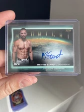 Mateusz Gamrot Horizon Signatures Auto Twilight /99 - 2025 Topps Midnight UFC