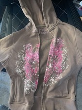 arizona jean company hoodie zip up youth size L