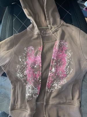 arizona jean company hoodie zip up youth size L 