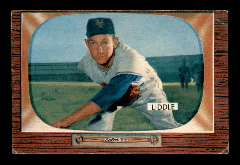 Don Liddle trading card