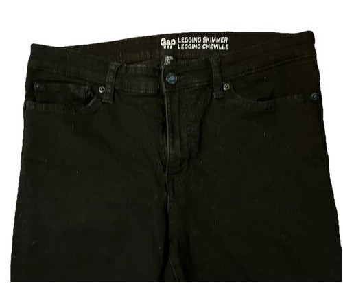 GAP Women's LEGGINGS SKIMMER Black Jeans Sz 10 / 30 R - Picture 3 of 7