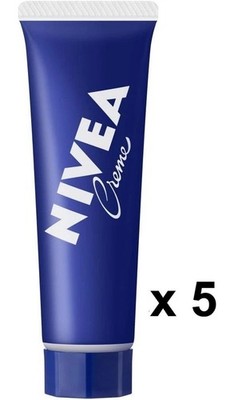 NIVEA Cream Tube 50g x5 Set Japan Skin Care Moisturizing Cream