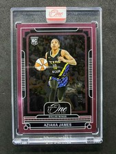 2025 Panini WNBA One and One Aziaha James RC Rookie 1/6 #66 Wings
