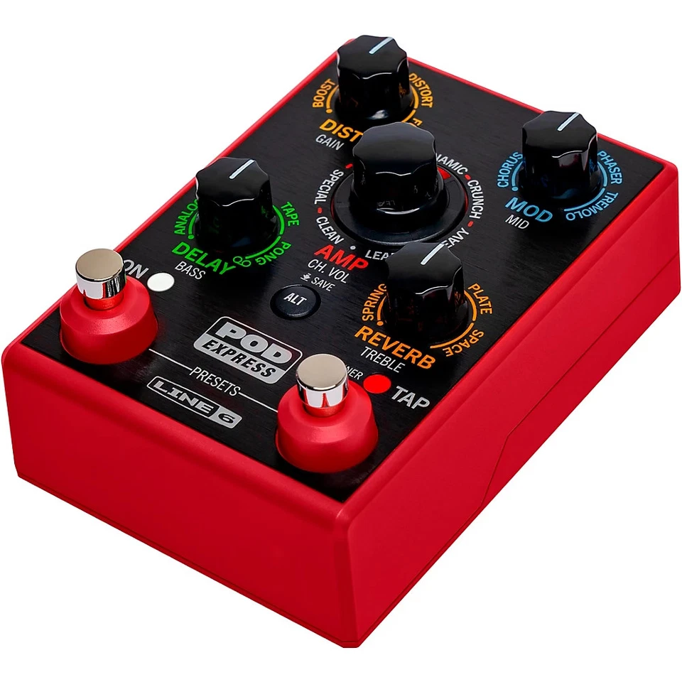 Line 6 POD Express Guitar Effects Processor Red - Image 3 of 4