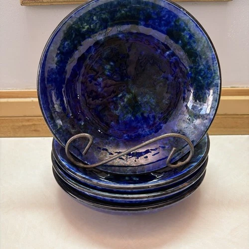 4 Stangl Pottery 7.5 Inch Soup Salad/Cereal/ Bowls Mediterranean