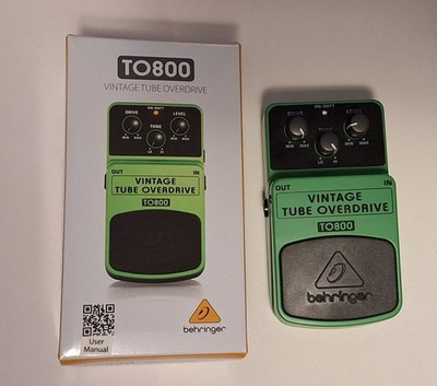 Behringer TO800 Vintage Tube Overdrive Guitar Pedal