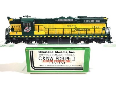 Overland OMI C&NW SD9 Ph. II Chicago & Northwestern #1723 HO Brass