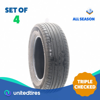 Set of (4) Used 235/65R17 Michelin Primacy All Season 104H - 7-8/32