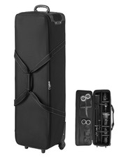 VEVOR Studio Equipment Trolley Case 46.46 x 14.57 x 11.81 in Rolling Camera Bag