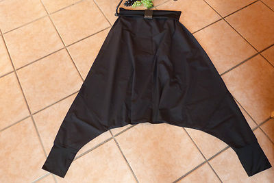 BORIS INDUSTRIES HAREMS Hose Aladin 50 52 5 NEU schwarz tiefer Schritt LAGENLOOK