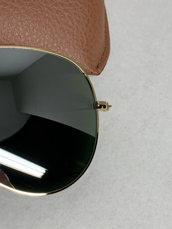 Ray-Ban Aviator Sunglasses RB3025 58-14mm Gold Frame & Silver Mirror Lens 001/30 - Image 2 of 3