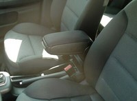 Seat Leon 1M (1999-2005) Toledo Mittelarmlehne Passform Armlehne Textil Schwarz