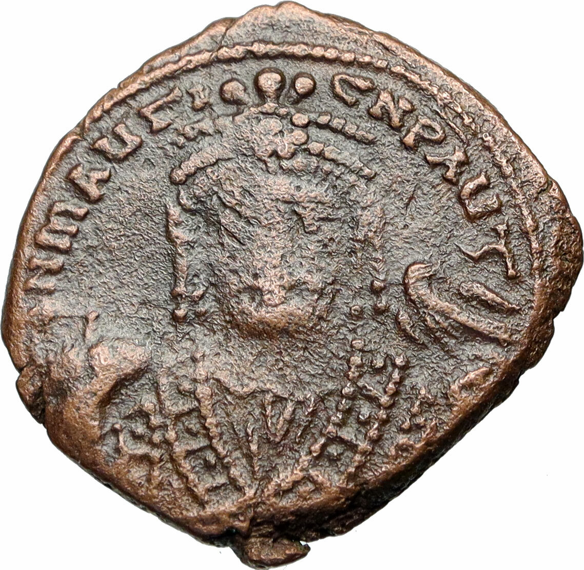 MAURICE TIBERIUS Authentic Ancient 602AD Byzantine Antioch Follis