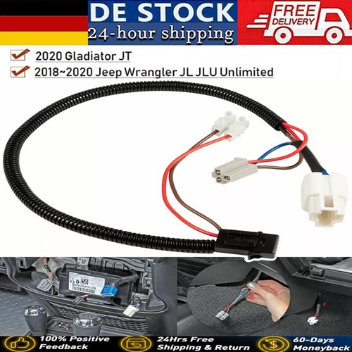 12 Volt Power Adapter for Jeep Wrangler JL JLU Unlimited&Gladiator JT 2018-2022