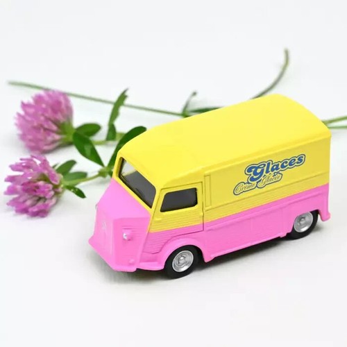 NOREV · CITROEN HY VAN 1980 · EISWAGEN · PINK/GELB · 1:64 · BRANDNEU