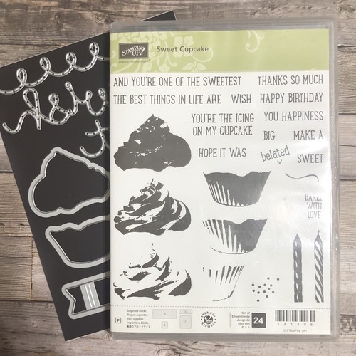 Stampin Up SWEET CUPCAKE Stempelset & CUPCAKE CUTOUTS Stanzen - Schichtstempel