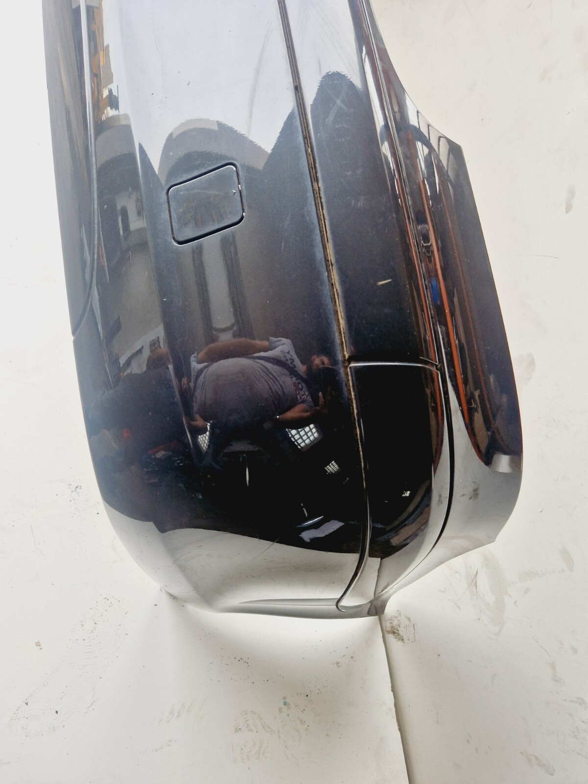 MERCEDES W211 Stoßstange hinten 744 Silber Kratzer 2118800883 