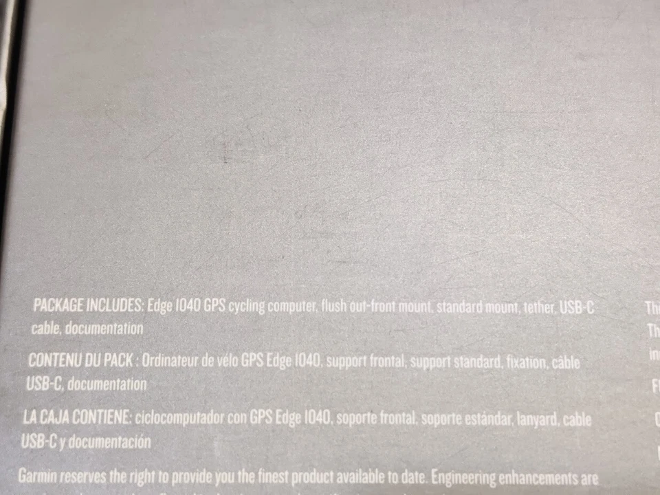 Garmin Edge 1040 Cycling Bike Computer Speedometer GPS Odometer - Image 4 of 4